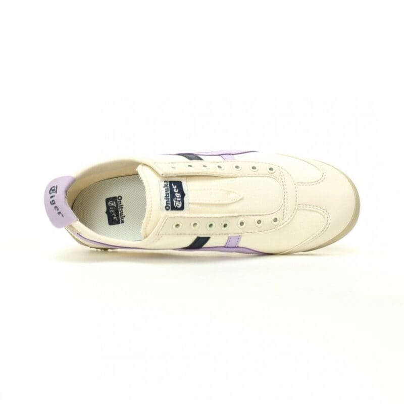 【AT12433】オニツカタイガーメキシコ66シリーズ ストライプデザインのリトロなスニーカー | Onitsuka Tiger