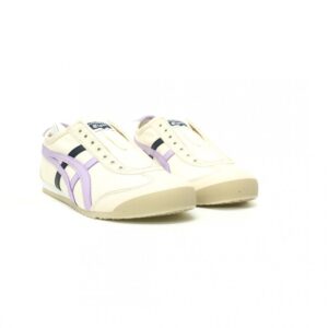 【AT12433】オニツカタイガーメキシコ66シリーズ ストライプデザインのリトロなスニーカー | Onitsuka Tiger