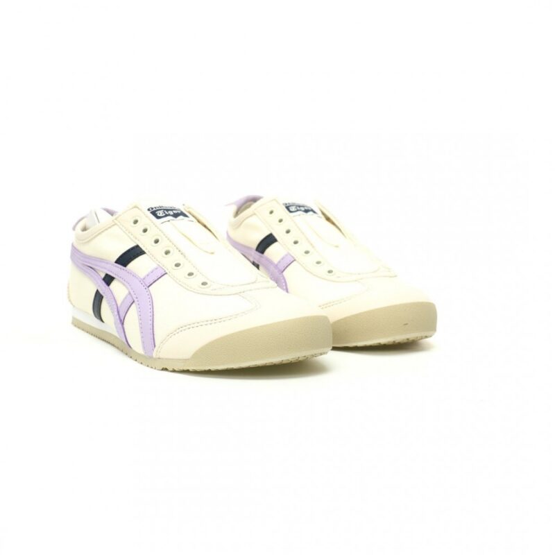 【AT12433】オニツカタイガーメキシコ66シリーズ ストライプデザインのリトロなスニーカー | Onitsuka Tiger