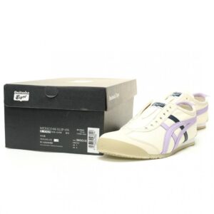 【AT12433】オニツカタイガーメキシコ66シリーズ ストライプデザインのリトロなスニーカー | Onitsuka Tiger