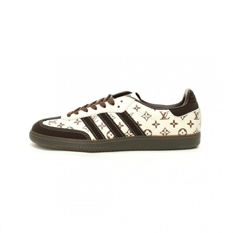 【AT12434】Louis Vuitton x アディダス サンバ OGコラボ スニーカー ブランドスタイル贅沢なスポーツ美学を表現 | Louis Vuitton x Adidas