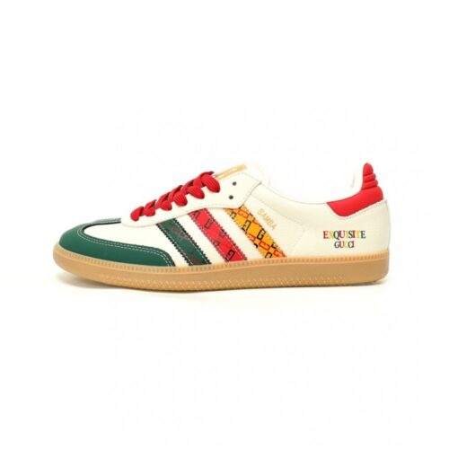 【AT12435】Gucci x アディダスオリジナル Samba OG スニーカー - 豪華なコラボ最高傑作 - ストリートファッションとスポーツ精神の融合 | Gucci x Adidas