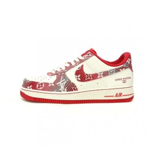 【AT12441】Louis Vuitton × Nike Air Force 1コラボスニーカー 限定デザイン | Nike x Louis Vuitton