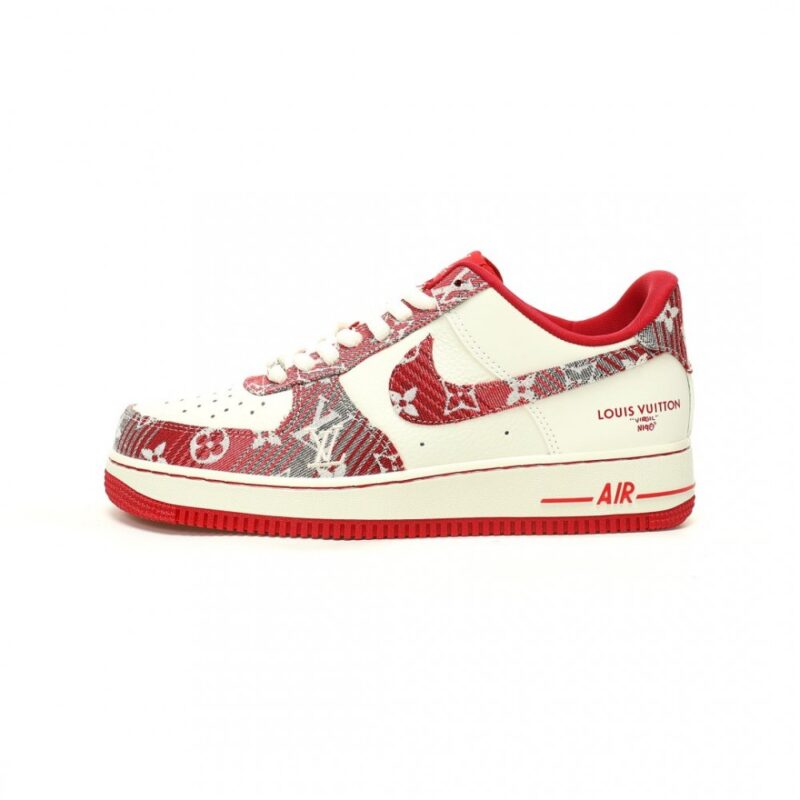 【AT12441】Louis Vuitton × Nike Air Force 1コラボスニーカー 限定デザイン | Nike x Louis Vuitton