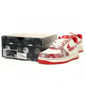 【AT12441】Louis Vuitton × Nike Air Force 1コラボスニーカー 限定デザイン | Nike x Louis Vuitton