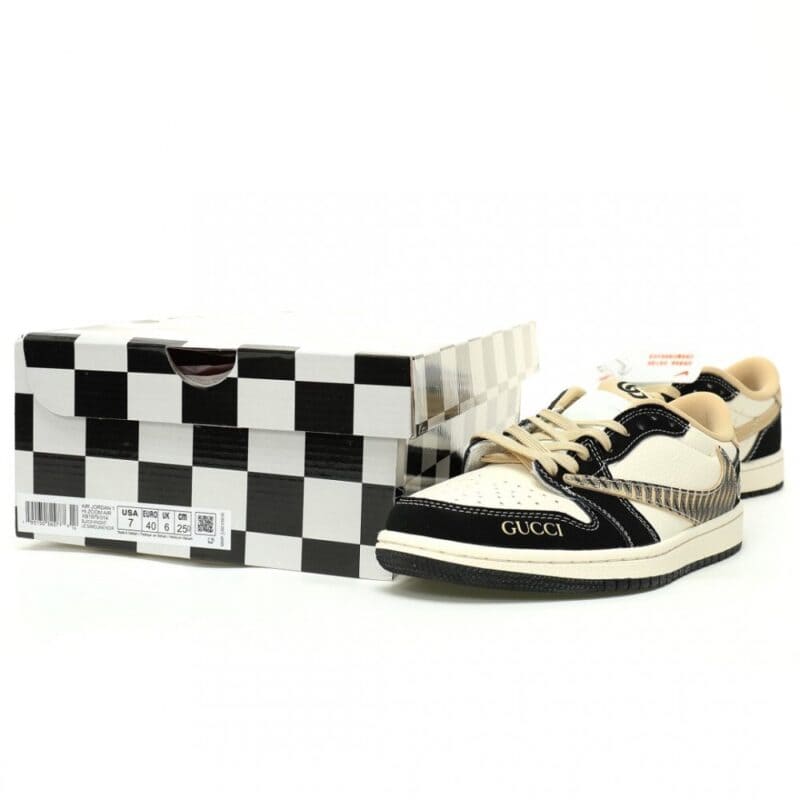 【AT12447】ナイキ×グッチコラボAir Jordan 1 Low スニーカー | Nike x Gucci