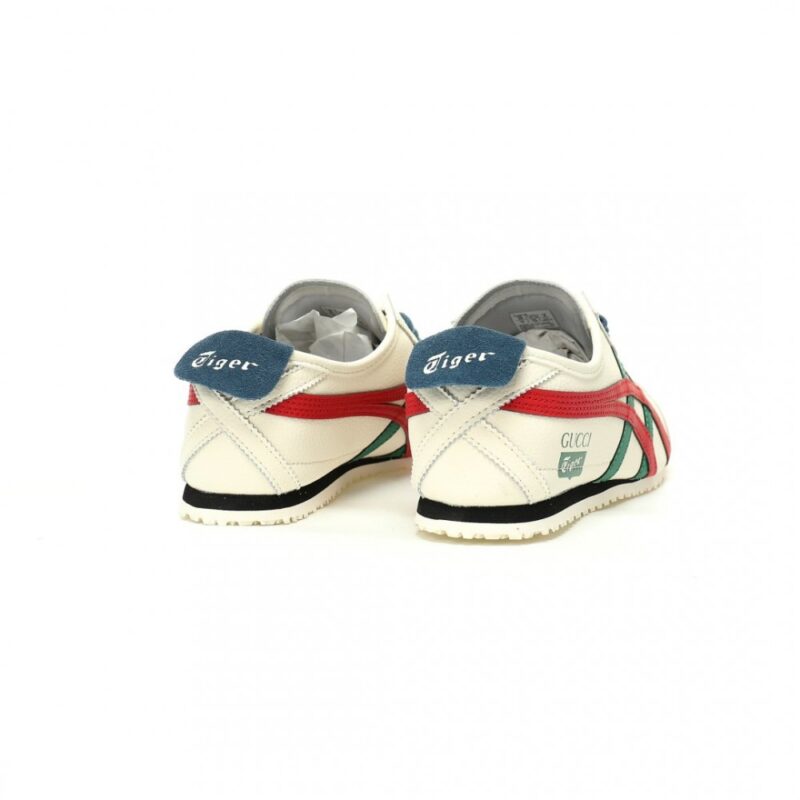 【AT12458】Gucci x オニツカタイガーMexico 66コラボスニーカー クラシック赤緑ストライプデザイン | Adidas Originals