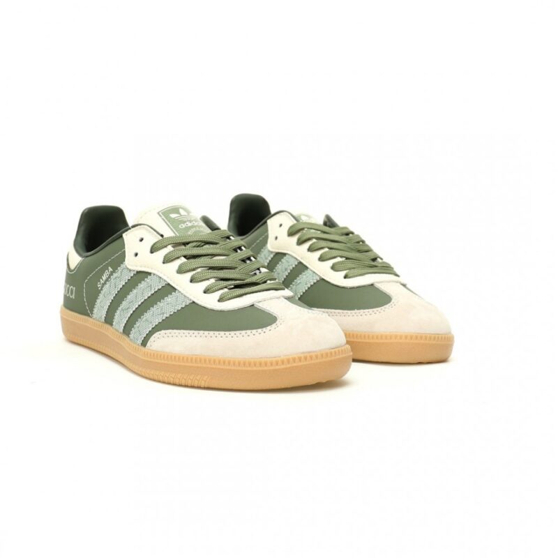 【AT12459】グッチ x アディダス オリジナルス Samba OG コラボスニーカー | Gucci x Adidas