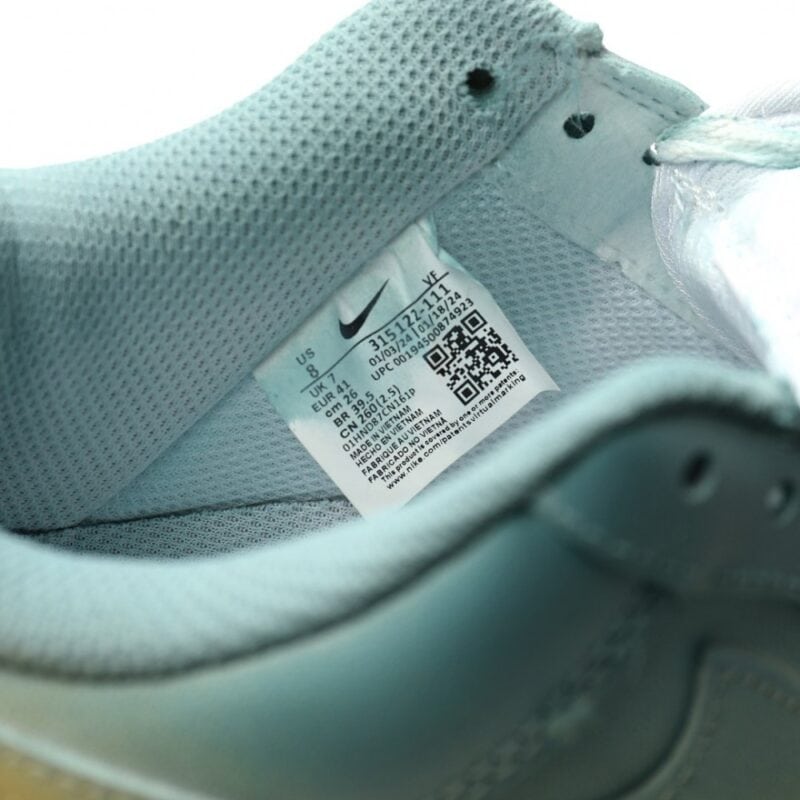 【AT12466】ナイキ Air Force 1'07 Low 青黄色 グラデーション クラシック スニーカー | Nike x Air Force 1