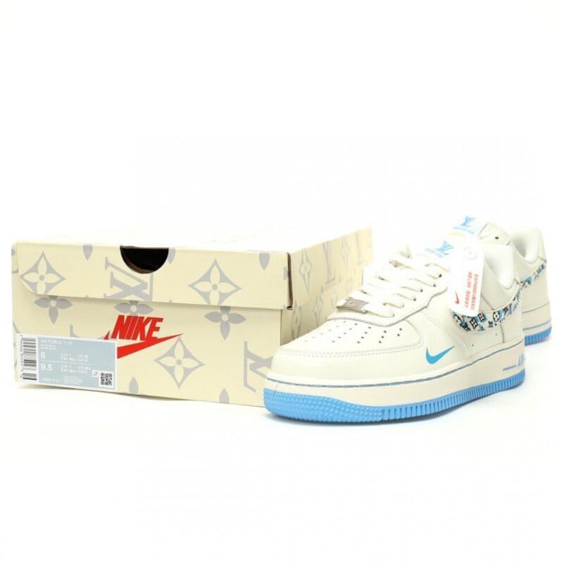【AT12469】ルイ・ヴィトン×ナイキ Air Force 1 モノグラムレザースニーカー | LV x Nike