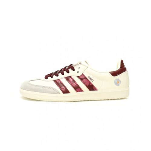 【AT12491】PEACEMINUSONE x アディダス Gazelle Indoor 'Daisy' レトロトレーニングシューズ | adidas