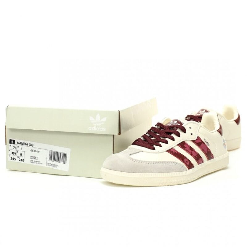 【AT12491】PEACEMINUSONE x アディダス Gazelle Indoor 'Daisy' レトロトレーニングシューズ | adidas