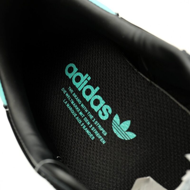 【AT12493】Stussy x Adidas Originals Samba OG ブラックティファニーグリーン限定スニーカー | Stussy x Adidas