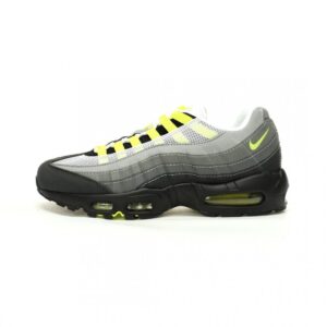 【AT12497】ナイキ Air Max 95 Essential 'Neon' スニーカー - ダークグレーと蛍光イエローの革新的デザイン | Nike Air Max