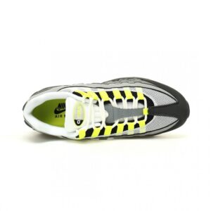 【AT12497】ナイキ Air Max 95 Essential 'Neon' スニーカー - ダークグレーと蛍光イエローの革新的デザイン | Nike Air Max