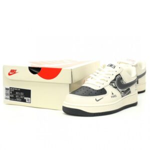 【AT12501】バレンシアガ x Nike Air Force 1: 高級レザーデザイン靴 | Air Force 1