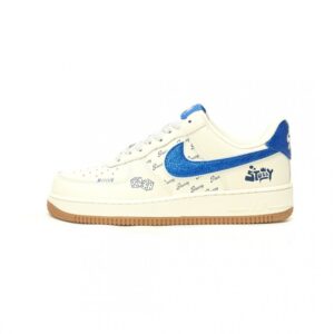 【AT12502】Nike x Stussy Air Force 1コラボスニーカー- クラシックなストリートファッション | Nike x Stussy