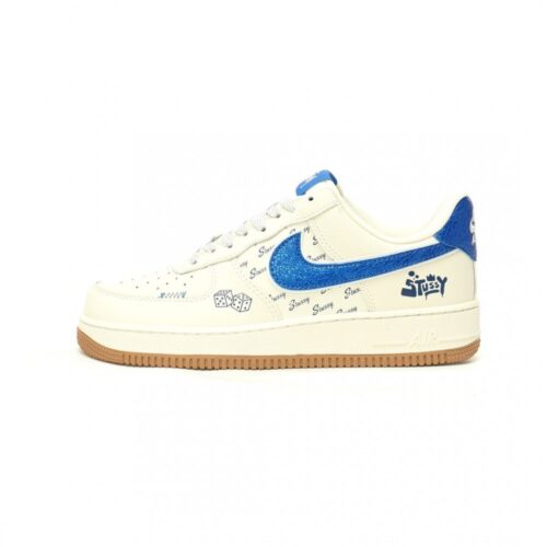【AT12502】Nike x Stussy Air Force 1コラボスニーカー- クラシックなストリートファッション | Nike x Stussy
