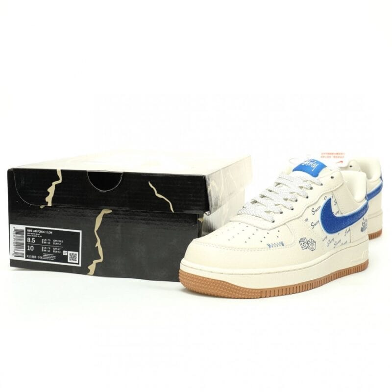 【AT12502】Nike x Stussy Air Force 1コラボスニーカー- クラシックなストリートファッション | Nike x Stussy