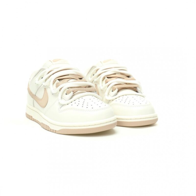 【AT12503】ナイキSBダンクロー 'ミルクティー' 女性向けストリートファッションスニーカー | Nike Dunk