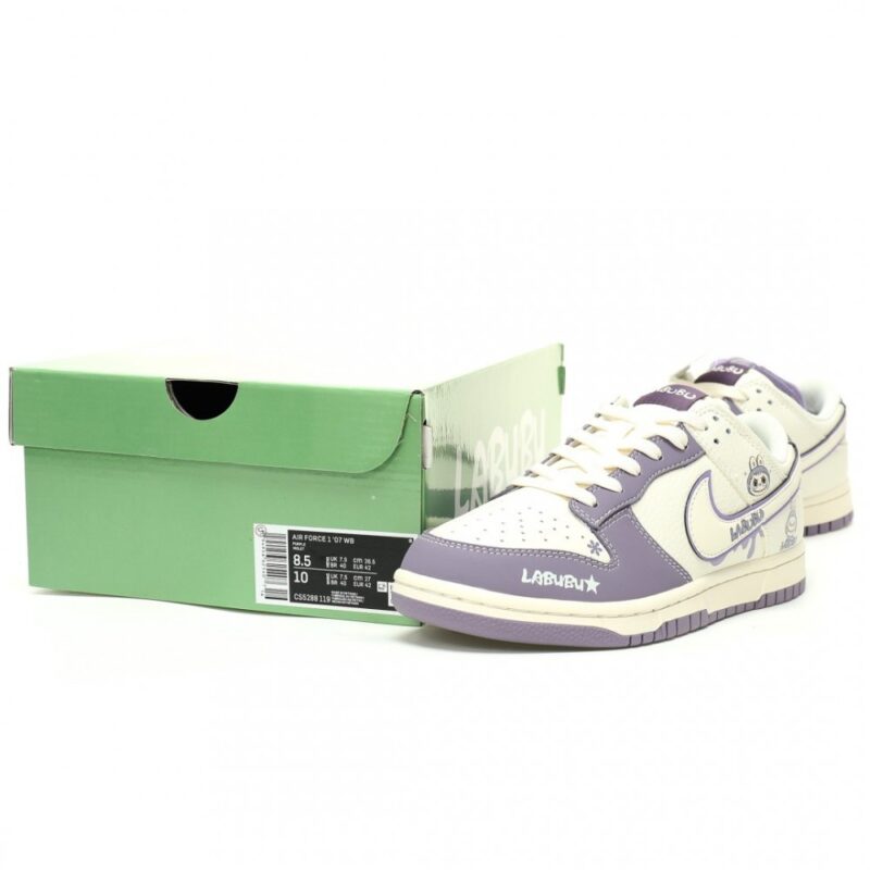 【AT12525】Nike SB Dunk Low x LABUBU コラボ ローカットカジュアルスケートボードシューズ | Dunk