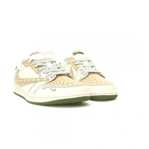 【AT12528】Nike エアジョーダン 1 ロー x The North Face x Travis Scott スニーカー | TNF x Nike