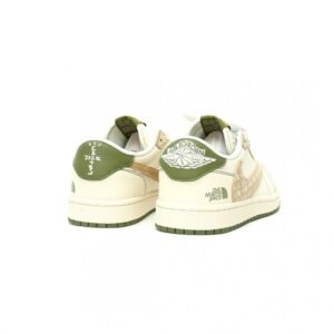 【AT12528】Nike エアジョーダン 1 ロー x The North Face x Travis Scott スニーカー | TNF x Nike
