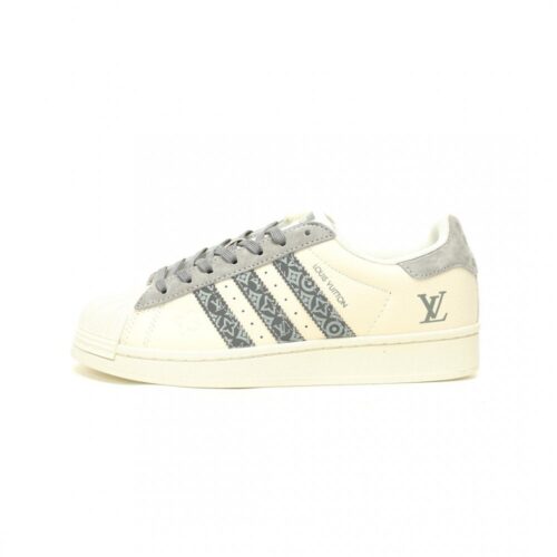 【AT12580】ルイ・ヴィトン x アディダス オリジナルス Superstar コラボ スニーカー | Louis Vuitton x Adidas