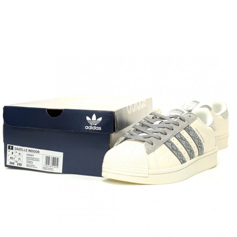 【AT12580】ルイ・ヴィトン x アディダス オリジナルス Superstar コラボ スニーカー | Louis Vuitton x Adidas