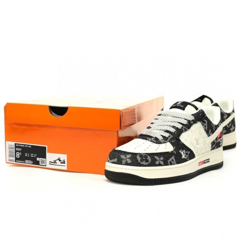 【AT12581】ルイ・ヴィトン x ナイキ Air Force 1 コラボ スニーカー | 贅沢なストリートファッション | Nike x Louis Vuitton