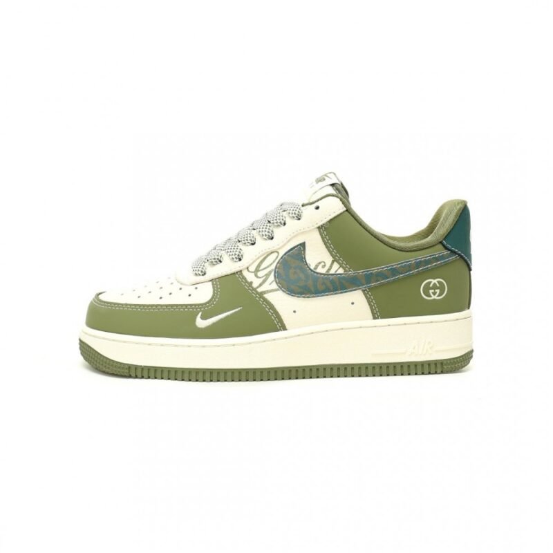 【AT12582】Gucci x Nike Air Force 1 Lowコラボスニーカー | ストリートファッションアイテム | Gucci x Nike