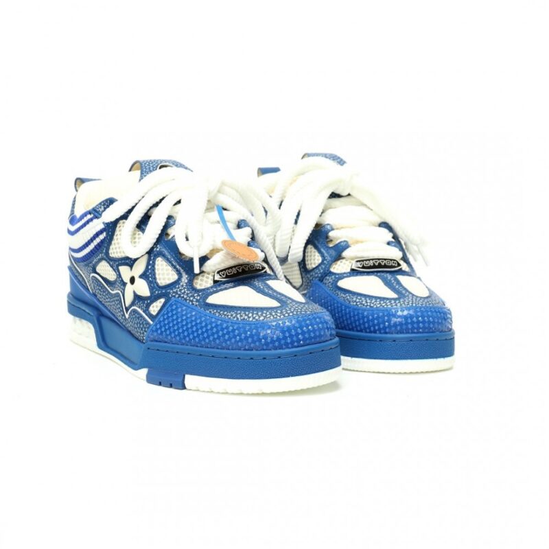 【AT12590】ルイヴィトン LV Skate 1854 Low スニーカー 青と白の機能性デザイン | Louis Vuitton