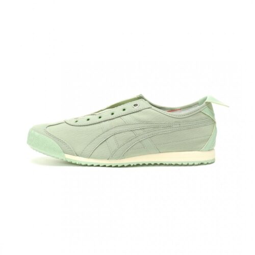 【AT12604】Onitsuka Tiger メキシコ66スリップオン - ダークグリーン、クラシックな美学と現代的スタイルを融合した高機能スニーカー | Onitsuka Tiger