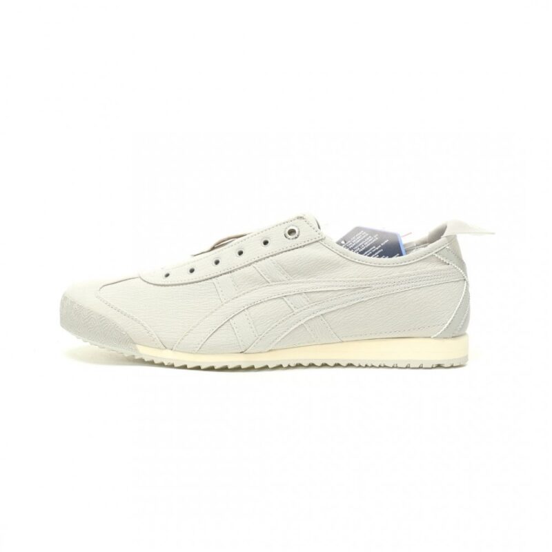 【AT12605】オニツカタイガー Onitsuka Tiger Mexico 66 Slip-On スニーカー 灰色帆布レトロデザイン 都市散歩やカフェに最適 | Onitsuka Tiger
