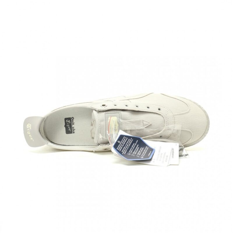 【AT12605】オニツカタイガー Onitsuka Tiger Mexico 66 Slip-On スニーカー 灰色帆布レトロデザイン 都市散歩やカフェに最適 | Onitsuka Tiger