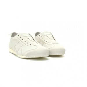 【AT12605】オニツカタイガー Onitsuka Tiger Mexico 66 Slip-On スニーカー 灰色帆布レトロデザイン 都市散歩やカフェに最適 | Onitsuka Tiger