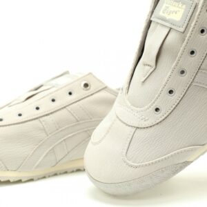 【AT12605】オニツカタイガー Onitsuka Tiger Mexico 66 Slip-On スニーカー 灰色帆布レトロデザイン 都市散歩やカフェに最適 | Onitsuka Tiger