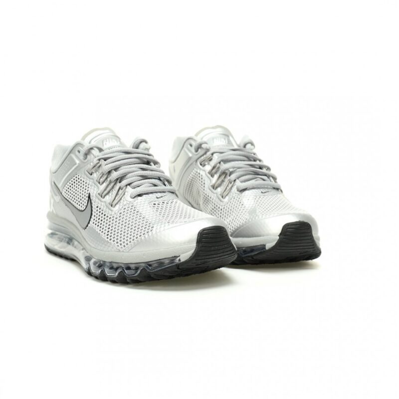 【AT12611】ナイキ Air Max 2013シリーズ メタリックシルバーグレー スニーカー | Air Max