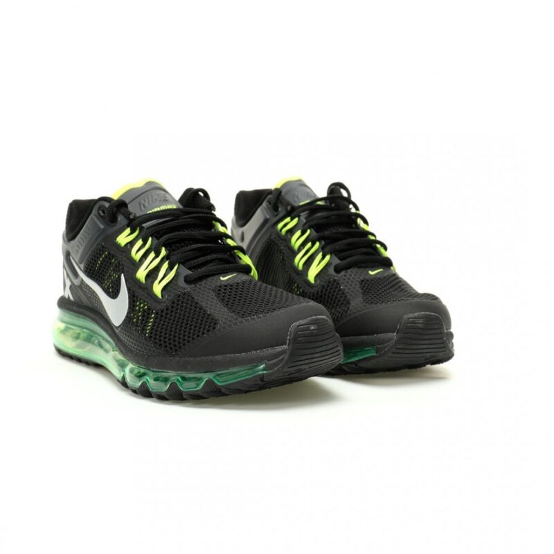 【AT12612】ナイキ Air Max 2013ブラックボルトメンズランニングシューズ | Nike x Air Max