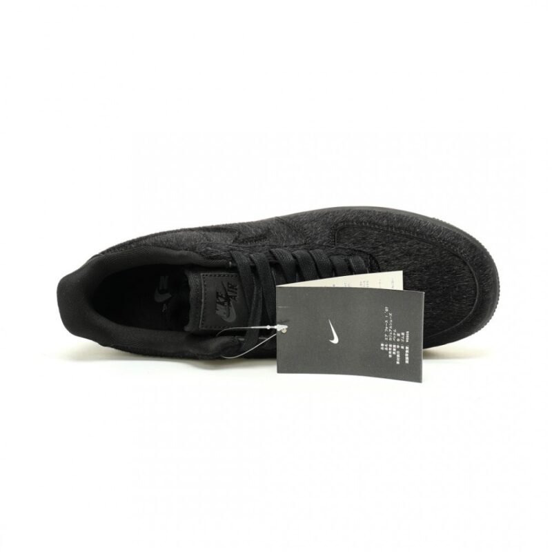 【AT12616】ナイキ Air Force 1 '07 Low Next Nature ブラックポニーヘアスニーカー | Nike x Air Force 1