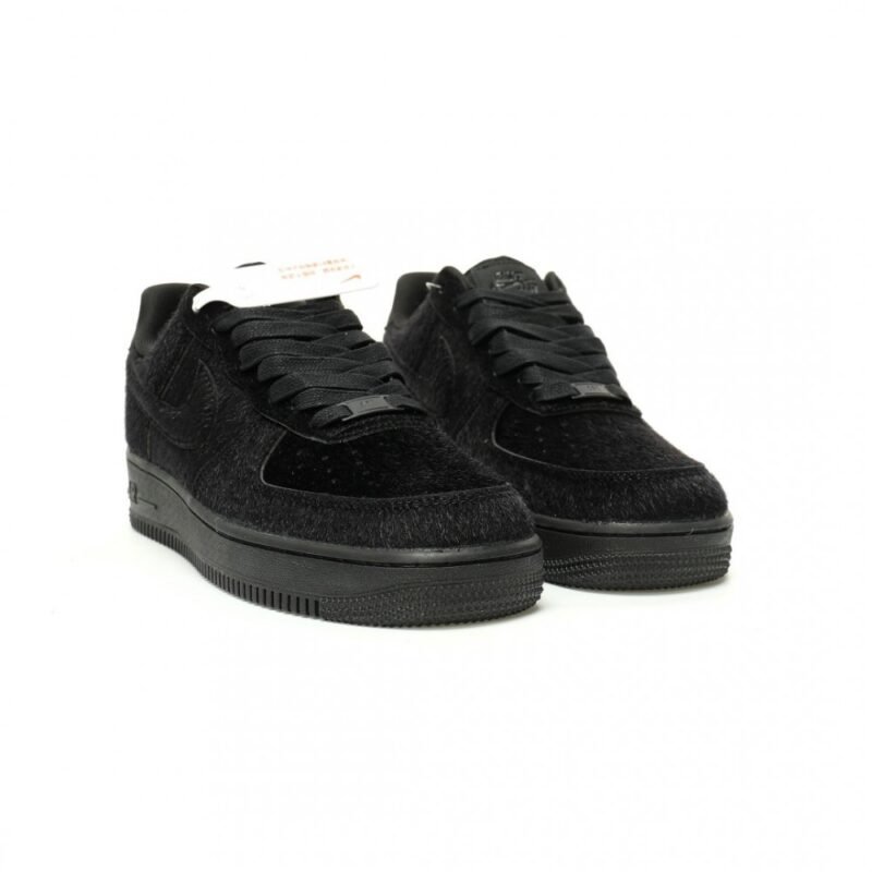 【AT12616】ナイキ Air Force 1 '07 Low Next Nature ブラックポニーヘアスニーカー | Nike x Air Force 1