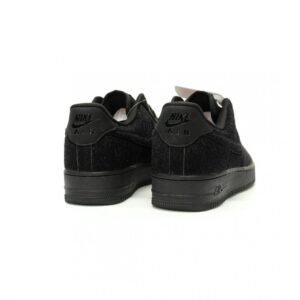 【AT12616】ナイキ Air Force 1 '07 Low Next Nature ブラックポニーヘアスニーカー | Nike x Air Force 1