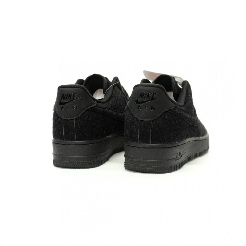 【AT12616】ナイキ Air Force 1 '07 Low Next Nature ブラックポニーヘアスニーカー | Nike x Air Force 1