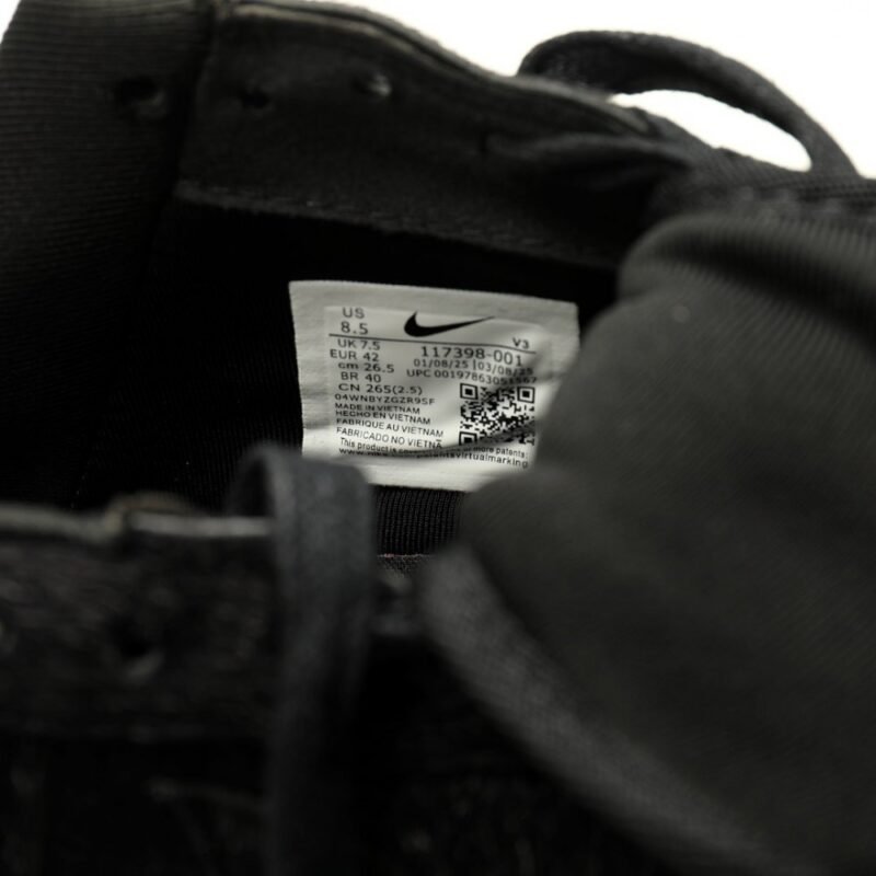 【AT12616】ナイキ Air Force 1 '07 Low Next Nature ブラックポニーヘアスニーカー | Nike x Air Force 1