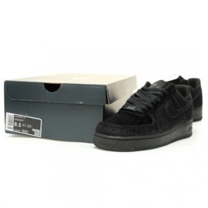 【AT12616】ナイキ Air Force 1 '07 Low Next Nature ブラックポニーヘアスニーカー | Nike x Air Force 1