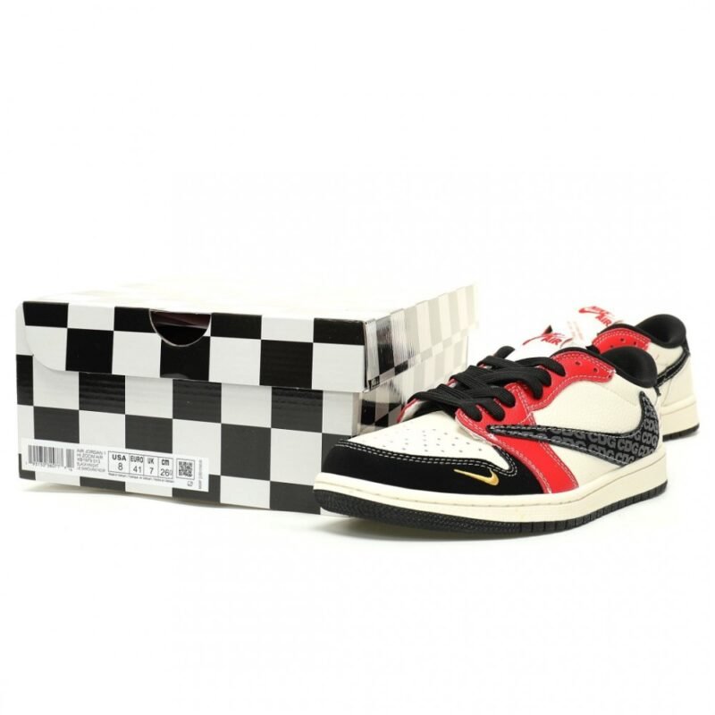 【AT12619】ナイキ×CDG×トラビススコット Air Jordan 1 Lowコラボスニーカー | Supreme Nike