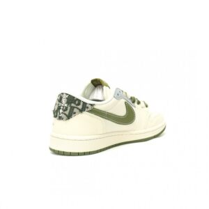 【AT12620】ディオール × トラヴィス・スコット × ナイキ エア ジョーダン 1 ロー コラボレーション スニーカー | Nike x Dior