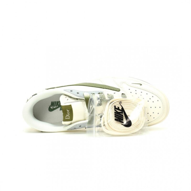 【AT12620】ディオール × トラヴィス・スコット × ナイキ エア ジョーダン 1 ロー コラボレーション スニーカー | Nike x Dior