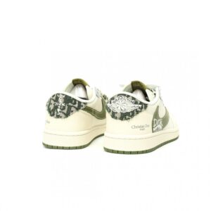 【AT12620】ディオール × トラヴィス・スコット × ナイキ エア ジョーダン 1 ロー コラボレーション スニーカー | Nike x Dior