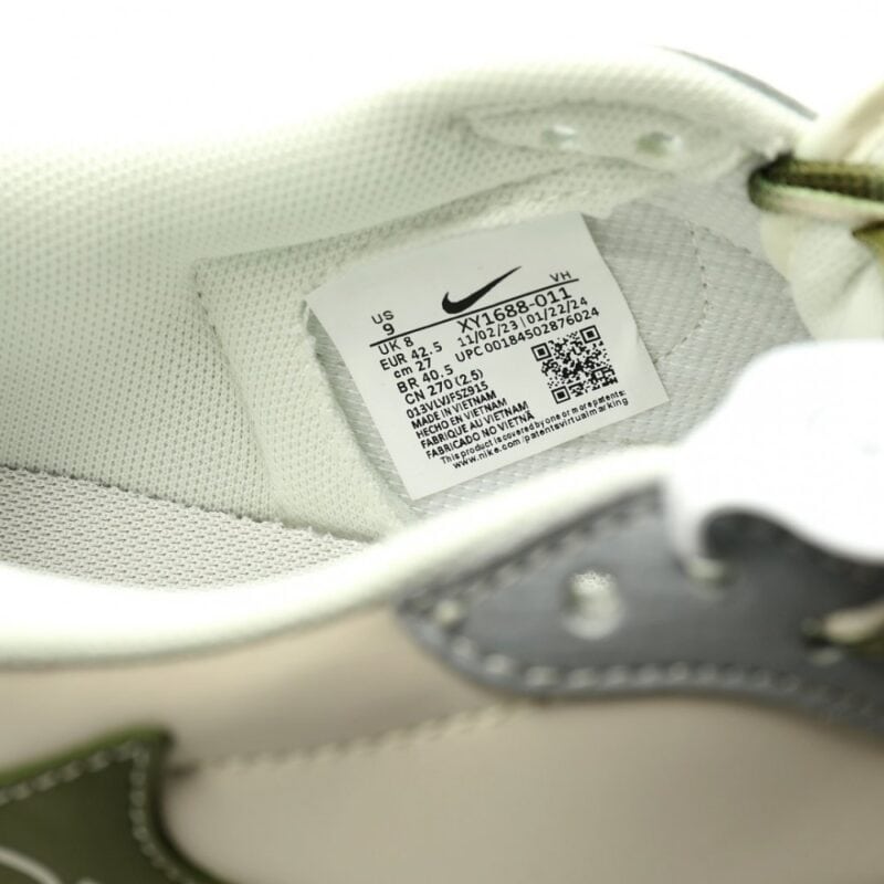 【AT12620】ディオール × トラヴィス・スコット × ナイキ エア ジョーダン 1 ロー コラボレーション スニーカー | Nike x Dior